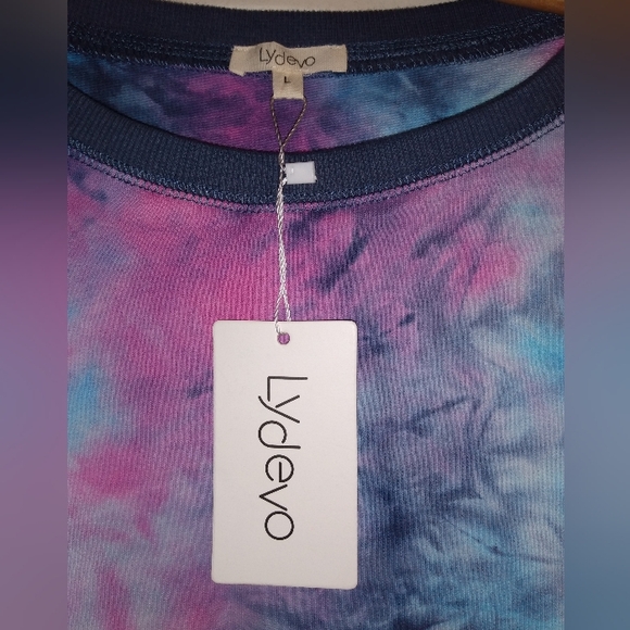 🔴 SALE NWT Pastel Tie Dye Cropped Sweatshirt - Picture 5 of 7